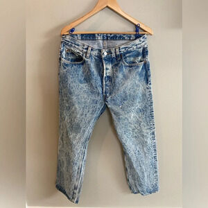LEVI’S Denim Jeans Acid Wash Distressed Men’s Vintage